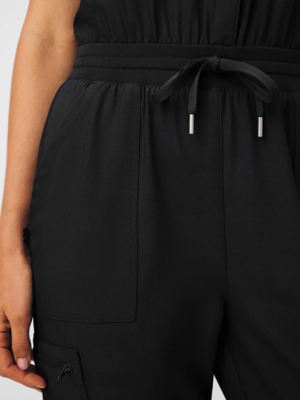 Landau 8 pocket scrub jumpsuit black small - Picture 2 of 11